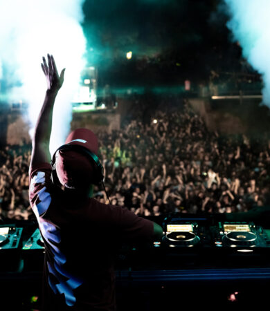 Business professionals observing a large architectural model at a corporate showcase organized by the Best event company in Gurgaon.