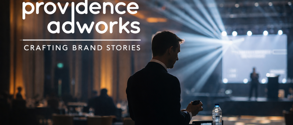 Best event company in gurgaon managing a premium corporate event with professional stage lighting and production setup