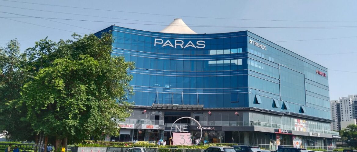 Top 10 signages companies in Delhi NCR showcasing Paras building signage executed by Providence Adworks