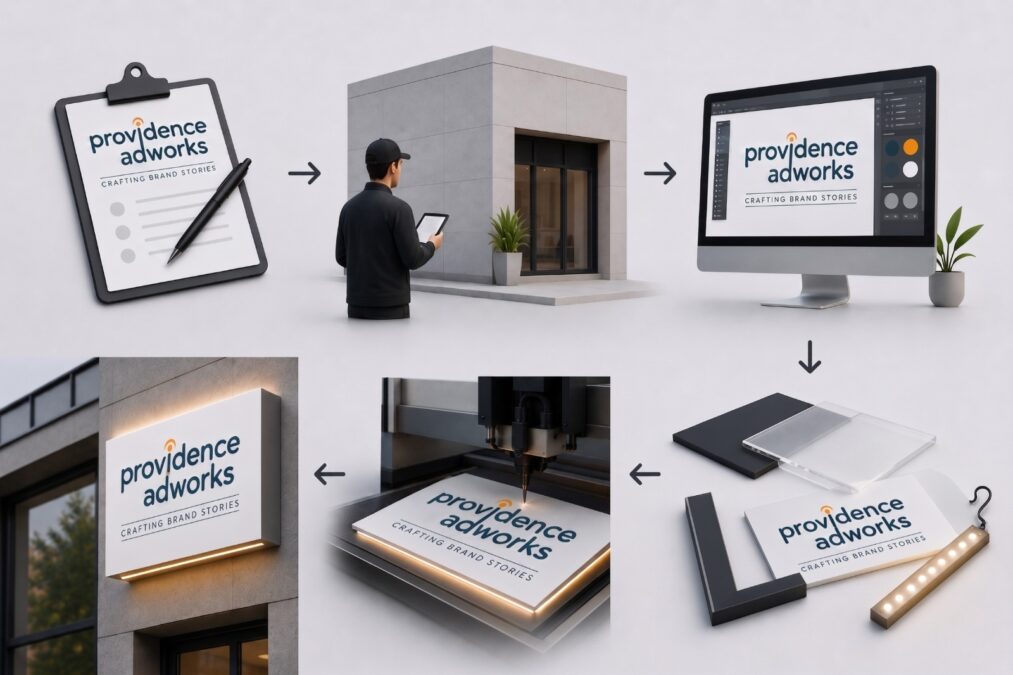 From Brief to Installation: Our Signage Design Process Explained