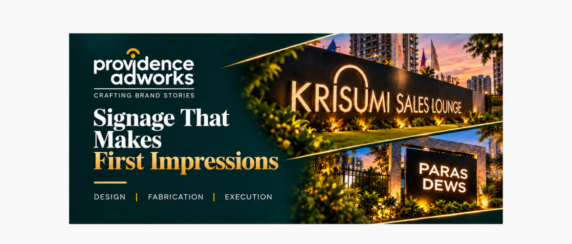 Best signage design company in Gurgaon creating professional and impactful business signage